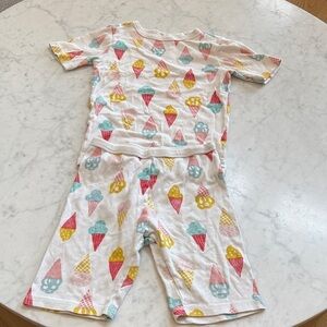 3/$25 Mini Boden Ice Cream Print Kids Pajama Set - Multicolor